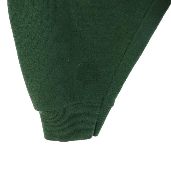 TULTEX タルテックス 90s オールド プリント 長袖 トレーナー L グリーン系 スウェット 裏起毛 メンズ