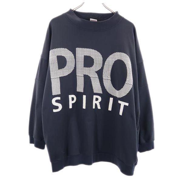 PROSPIRIT プロスピリット 90s オールド 長袖 トレーナー 18W ネイビー系 スウェット メンズ