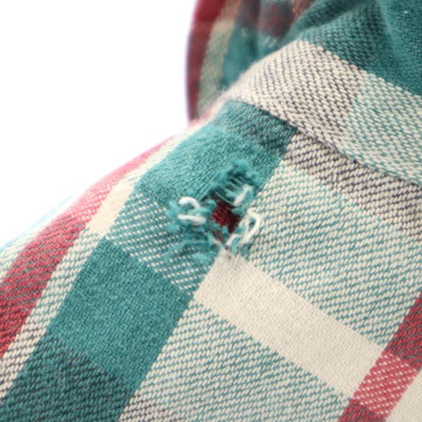 Wrangler ラングラー 90s オールド チェック柄 長袖 ウエスタンシャツ F メンズ