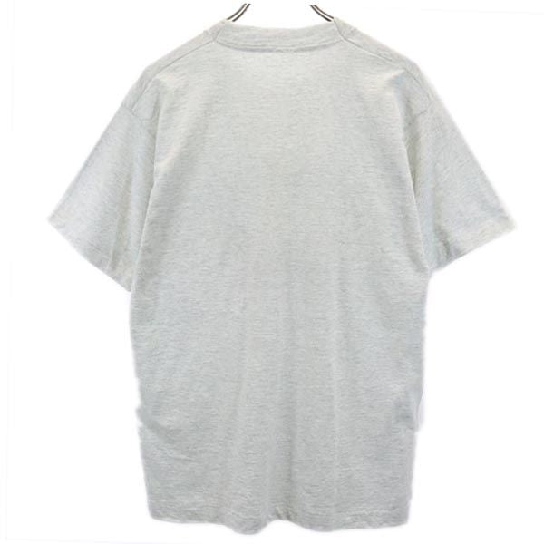 OLD オールド 90s プリント 半袖 Tシャツ グレー系 メンズ