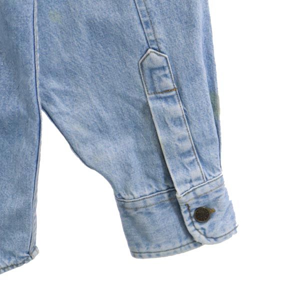 ワーナーブラザース スタジオ ストア 90s オールド 長袖 デニムシャツ M ブルー系 メンズ