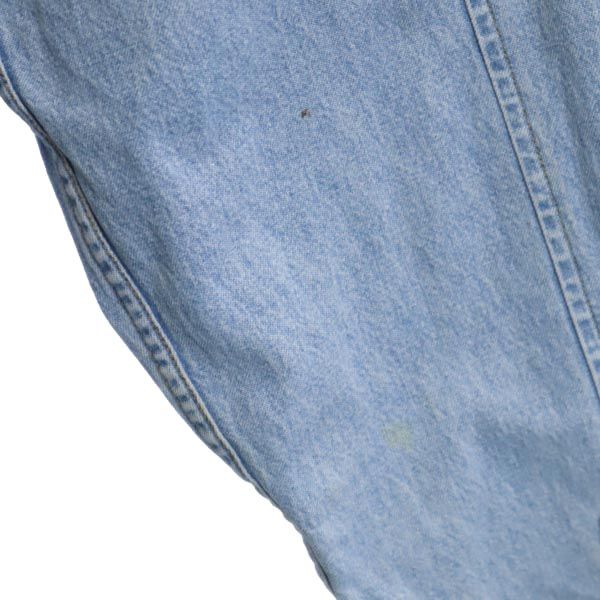 ワーナーブラザース スタジオ ストア 90s オールド 長袖 デニムシャツ M ブルー系 メンズ