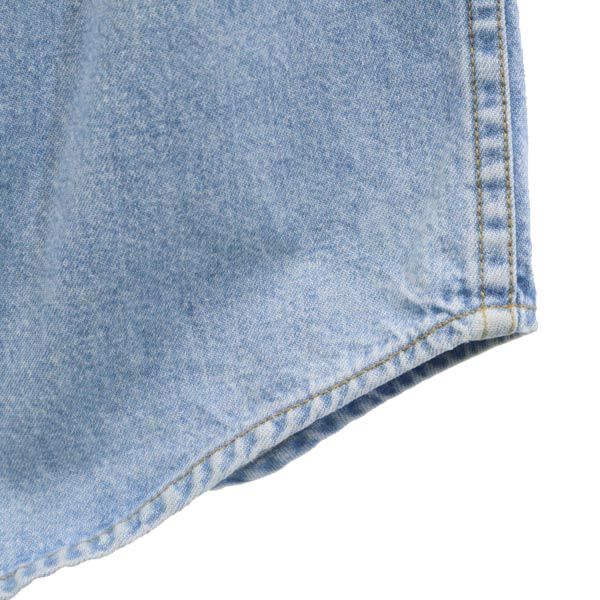 ワーナーブラザース スタジオ ストア 90s オールド 長袖 デニムシャツ M ブルー系 メンズ