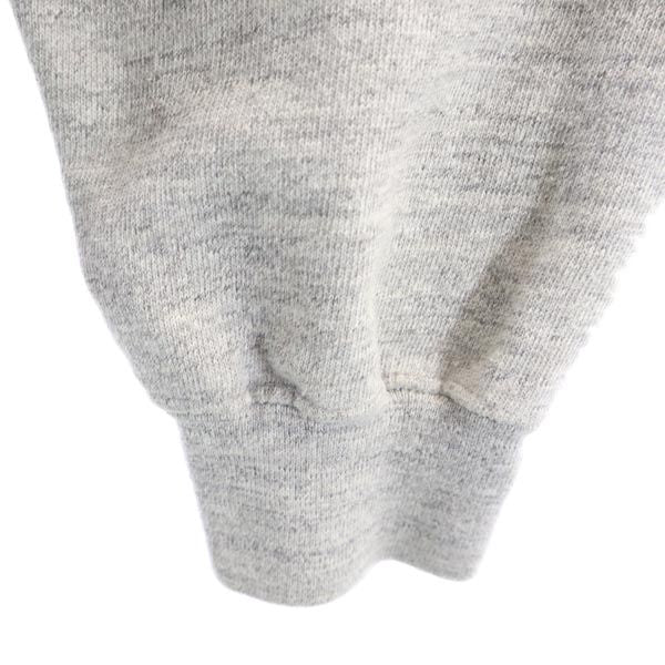 Champion チャンピオン 80s ヴィンテージ 日本製 プリント 長袖 トレーナー L 杢グレー スウェット メンズ