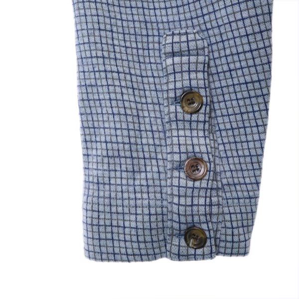 BURTON バートン オールド タッターソールチェック柄 長袖 シャツ風 ジャケット L 青系 メンズ