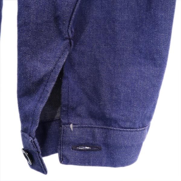 SPILAG 長袖 ユーロ カバーオール デニムジャケット 54 インディゴ ジージャン メンズ