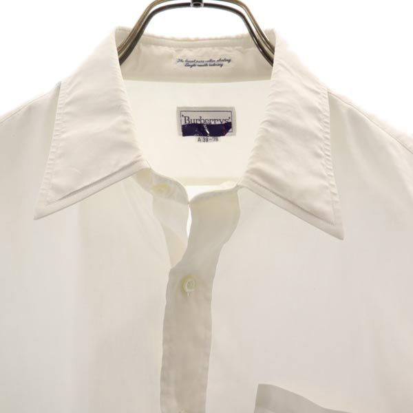 Burberrys バーバリーズ 90s オールド 長袖 シャツ 39 ホワイト系 メンズ