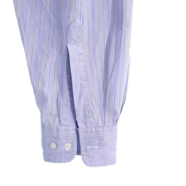 CHAPS RALPH LAUREN チャップスラルフローレン オールド 総柄 長袖 シャツ 16 ブルー系 メンズ