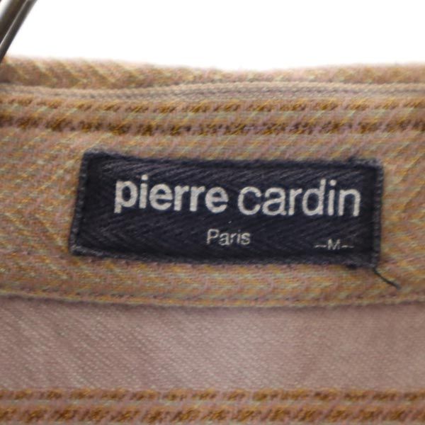 Pierre Cardin ピエールカルダン ウール 総柄 長袖 シャツ M パープル系 メンズ
