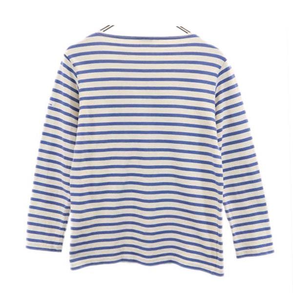 ORCIVAL オーシバル フランス製 ボーダー 長袖 Tシャツ 1 ホワイト系 バスクシャツ ロンT レディース