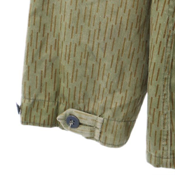 EAST GERMANY ARMY 東ドイツ軍 総柄 ミリタリージャケット カーキ メンズ