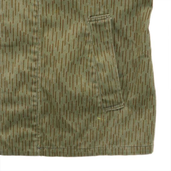 EAST GERMANY ARMY 東ドイツ軍 総柄 ミリタリージャケット カーキ メンズ