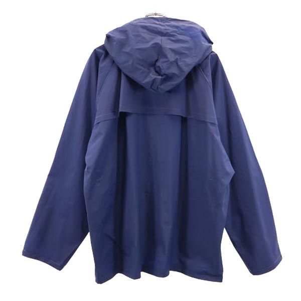 レイン ジャケット M-L ネイビー ベンチレーション メンズ