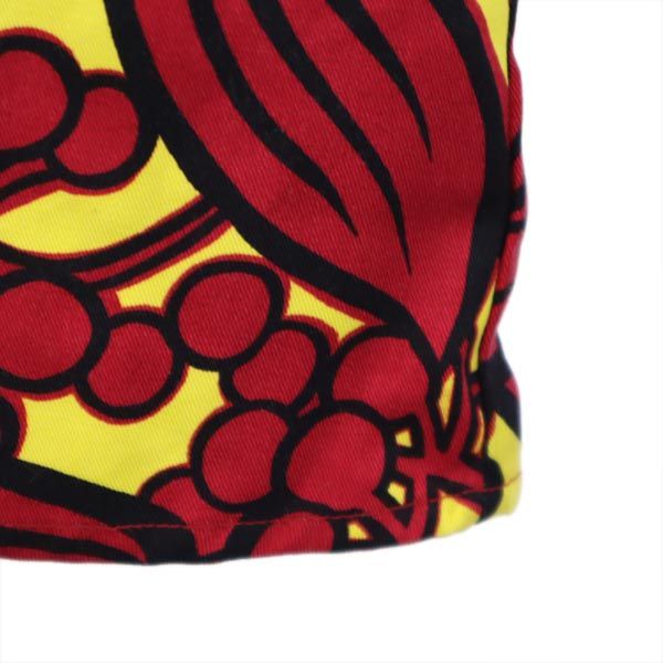 日本製 総柄 ジャケット M レッド系 レディース