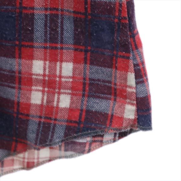 DEECEE BRAND ディーシーブランド 80s ヴィンテージ USA製 チェック 長袖 ウエスタンシャツ 14 1/2 ネイビー系 メンズ