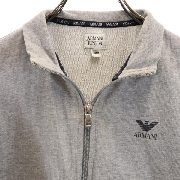 ARMANI JUNIOR アルマーニジュニア ジップ ジャケット 8A 130cm グレー系 キッズ