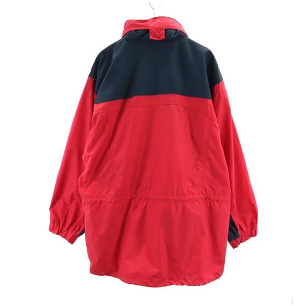Columbia コロンビア アウトドア オールド ナイロンジャケット LL レッド×ブラック メンズ