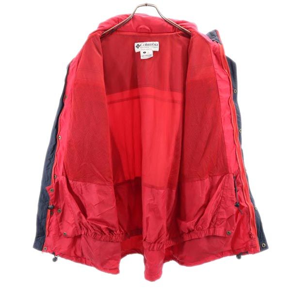 Columbia コロンビア アウトドア オールド ナイロンジャケット LL レッド×ブラック メンズ