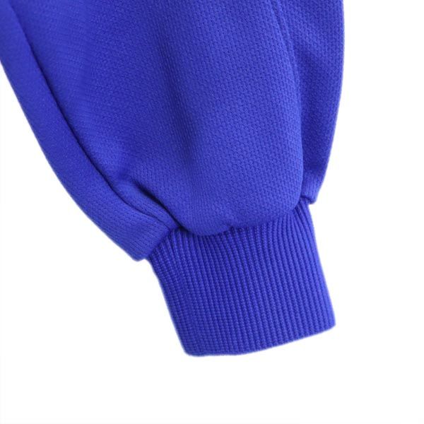 adidas アディダス 80s 90s デサント製 トラックジャケット 160 ブルー ジャージ キッズ