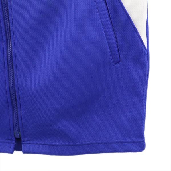 adidas アディダス 80s 90s デサント製 トラックジャケット 160 ブルー ジャージ キッズ