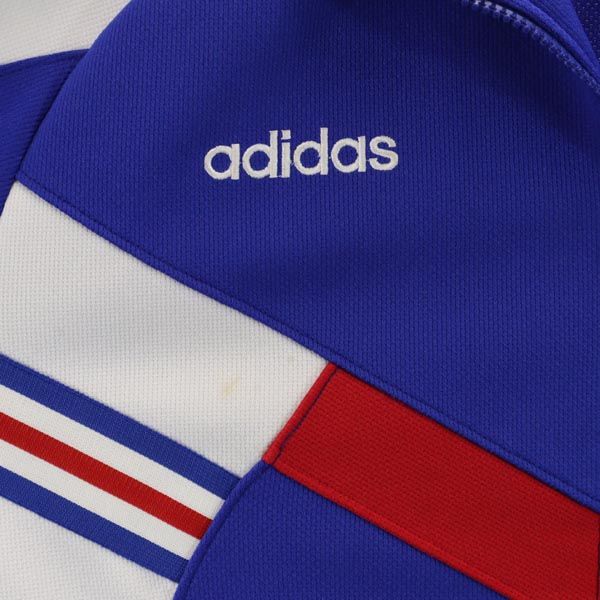 adidas アディダス 80s 90s デサント製 トラックジャケット 160 ブルー ジャージ キッズ