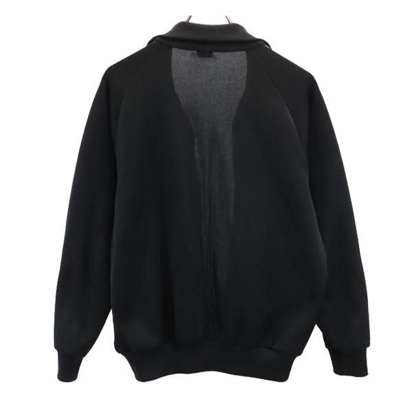 アディダス 70s ヴィンテージ デサント製 西ドイツタグ トレフォイルロゴ 3ライン トラックジャケット L ブラック adidas ジャージ メンズ