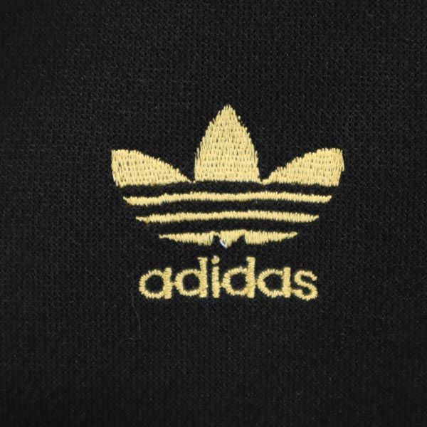 アディダス 70s ヴィンテージ デサント製 西ドイツタグ トレフォイルロゴ 3ライン トラックジャケット L ブラック adidas ジャージ メンズ