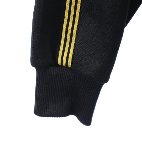 アディダス 70s ヴィンテージ デサント製 西ドイツタグ トレフォイルロゴ 3ライン トラックジャケット L ブラック adidas ジャージ メンズ