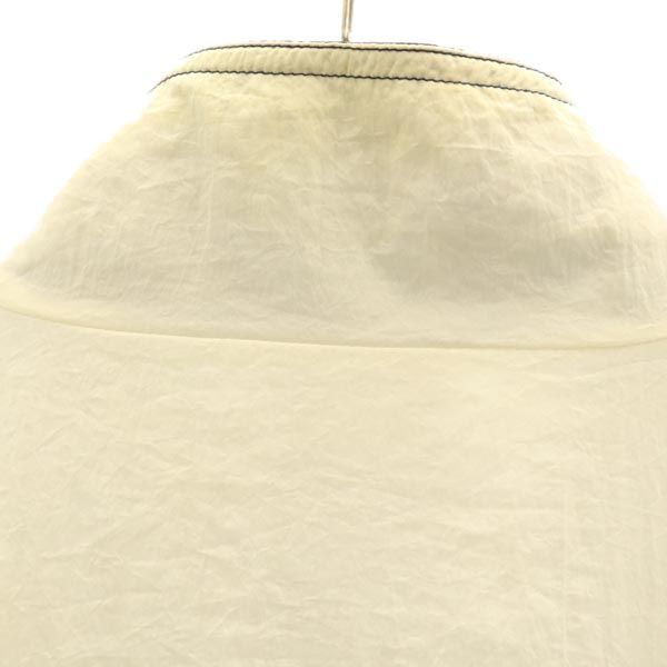 Reebok リーボック 90s オールド バックロゴ刺繍 ナイロンジャケット M アイボリー×ネイビー メンズ