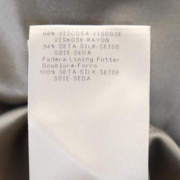 ジョルジオアルマーニ イタリア製 シルクブレンド 総柄 テーラードジャケット 44 赤系 GIORGIO ARMANI レディース