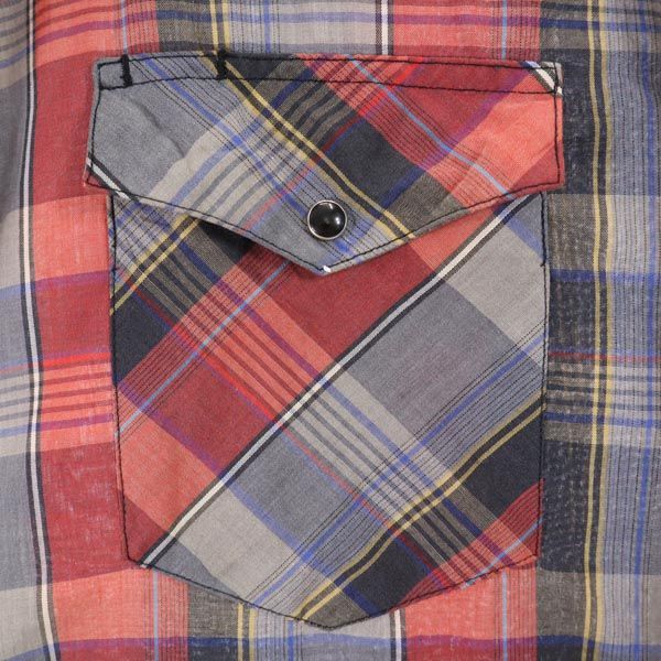 RUSTLER ラスラー 80s ヴィンテージ チェック 長袖 ウエスタンシャツ 17 メンズ