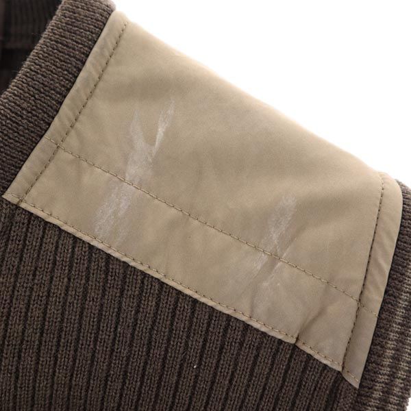 Dunhill ダンヒル 日本製 デサント ウール ニットベスト M ブラウン系 SPORT メンズ