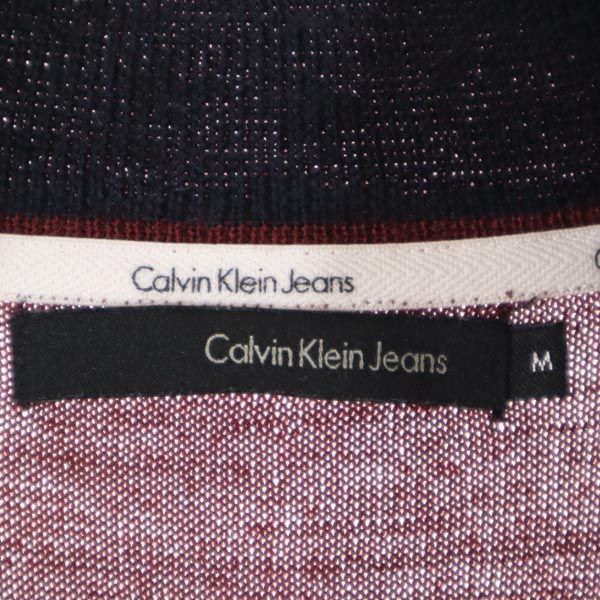 Calvin klein Jeans カルバンクラインジーンズ ジップ ジャケット M ボルドー メンズ
