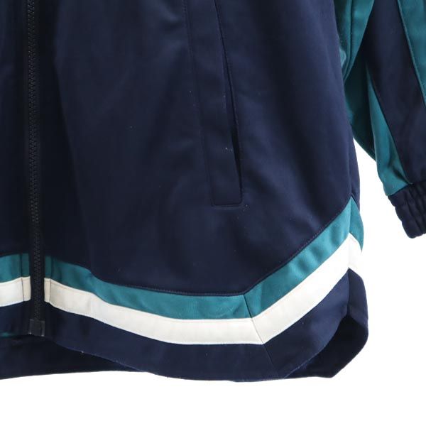 リーボック ジャージ トラックジャケット 164 グリーン系 Reebok 裏起毛 メンズ