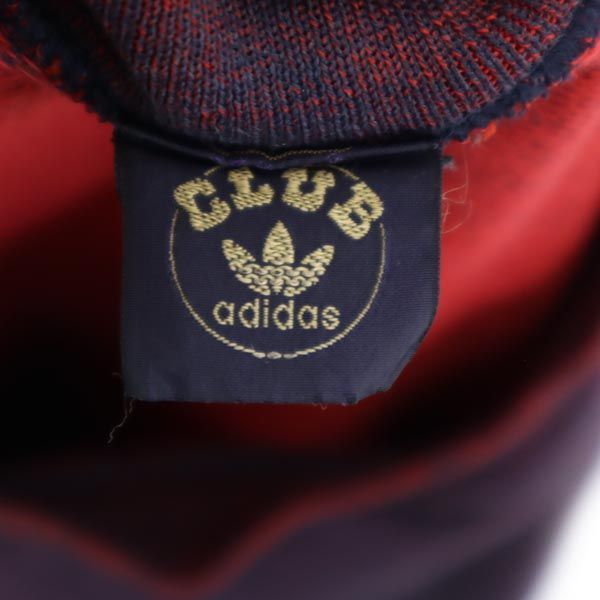 CLUBadidas クラブアディダス 70s 80s ヴィンテージ デサント製 バイカラー 長袖 スウェット トレーナー O グレー系 メンズ