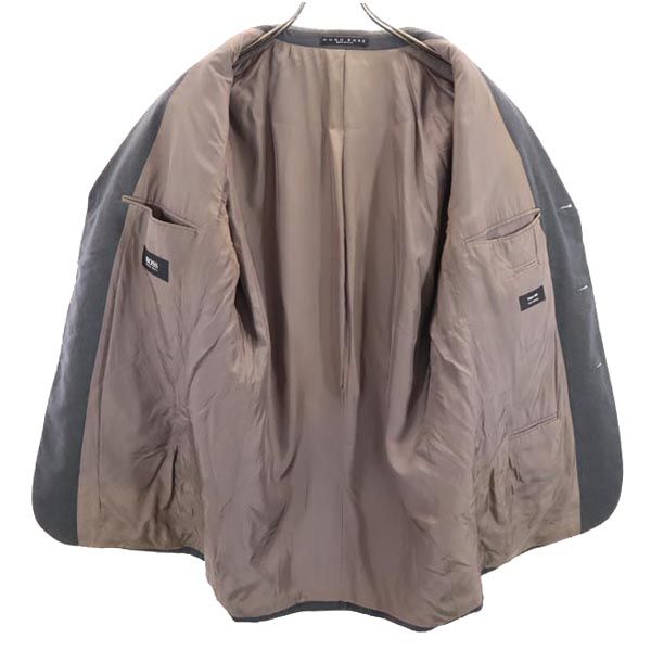 HUGO BOSS ヒューゴボス 90s オールド USA製 ウール テーラードジャケット グレー メンズ