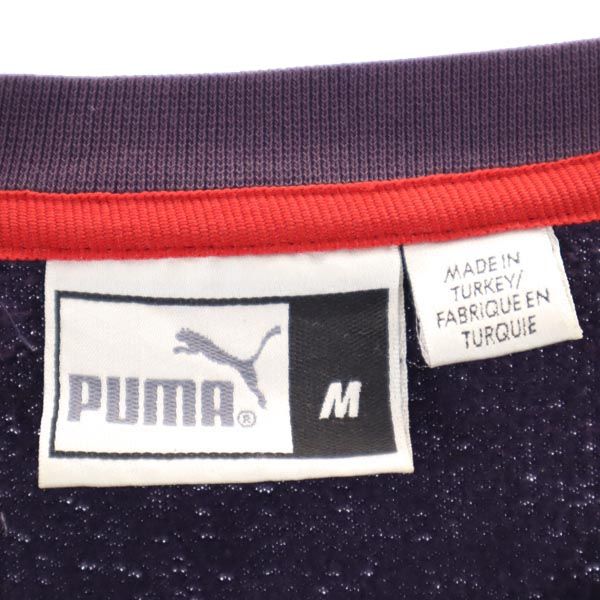 PUMA プーマ 90s オールド 長袖 スウェット トレーナー M ネイビー 裏起毛 メンズ