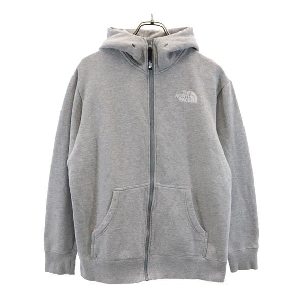 ノースフェイス アウトドア NT35171 長袖 ジップパーカー M グレー THE NORTH FACE 裏起毛 メンズ