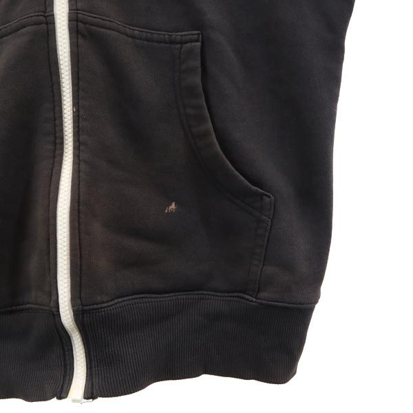 THE NORTH FACE ノースフェイス アウトドア NT11530 長袖 ジップパーカー M 黒系 裏起毛 メンズ