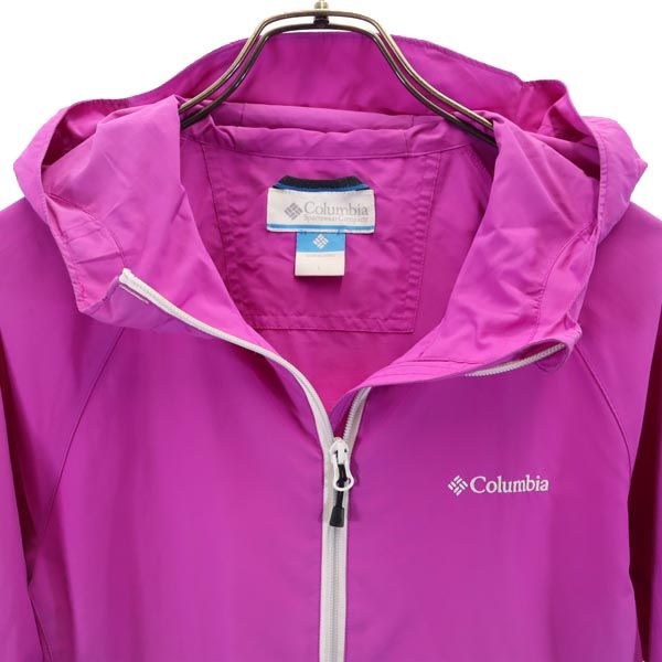 Columbia コロンビア アウトドア ジップ ジャケット L パープル系 メンズ