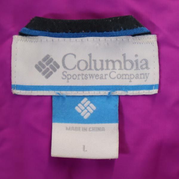 Columbia コロンビア アウトドア ジップ ジャケット L パープル系 メンズ