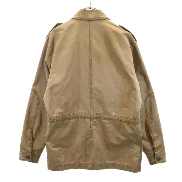 ヴェルサーチジーンズクチュール イタリア製 ミリタリージャケット L ベージュ系 フィールド メンズ