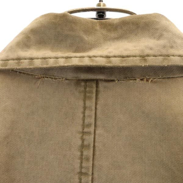 ヴェルサーチジーンズクチュール イタリア製 ミリタリージャケット L ベージュ系 フィールド メンズ