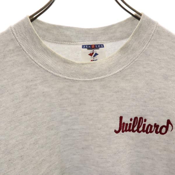 JERZEES ジャージーズ 90s オールド USA製 長袖 スウェット トレーナー M グレー 裏起毛 メンズ