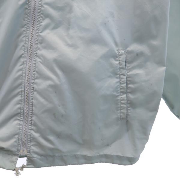 adidas アディダス 80s ヴィンテージ デサント 日本製 AD-4711 トレフォイルロゴ ナイロンジャケット L-O グレー系 パーカー メンズ