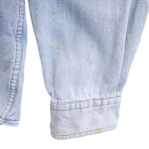 GAP ギャップ 90s オールド バック刺繍 長袖 デニムシャツ メンズ