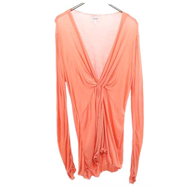 ARMANI COLLEZIONI アルマーニコレッツォーニ 長袖 チュニック 42 オレンジ系 レディース