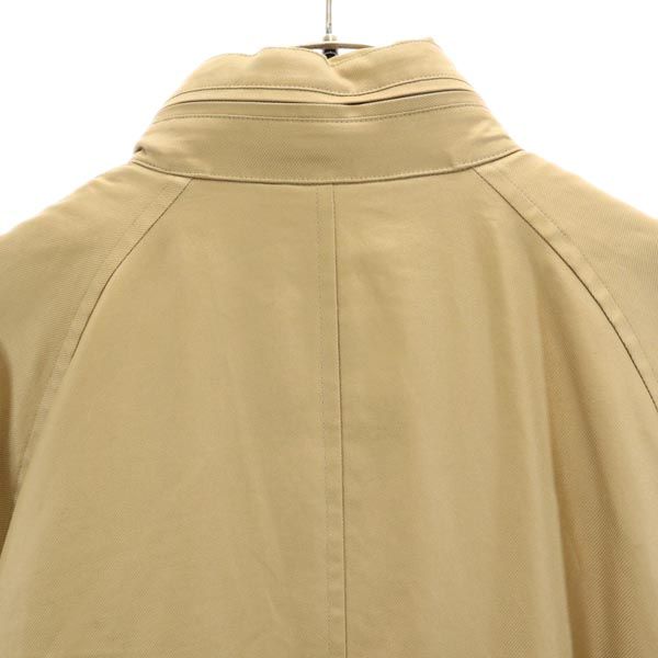 Aquascutum アクアスキュータム 日本製 2WAY ステンカラーコート M ベージュ系 中綿ライナー付き メンズ