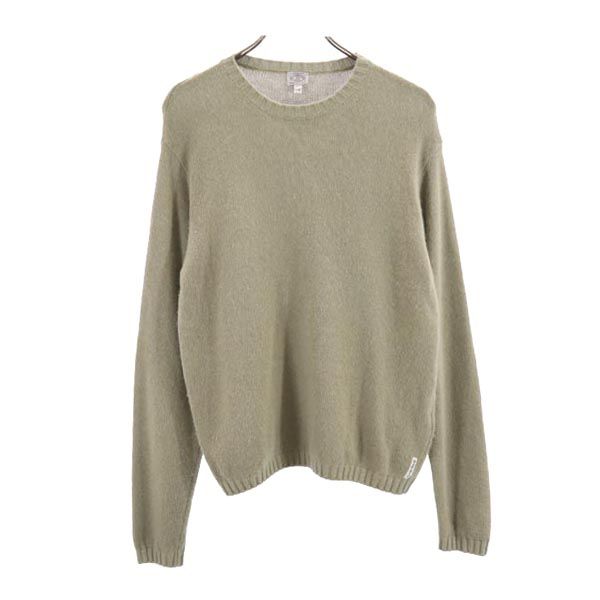 ARMANI JEANS アルマーニジーンズ イタリア製 アンゴラブレンド 長袖 セーター I40 グレージュ ニット レディース