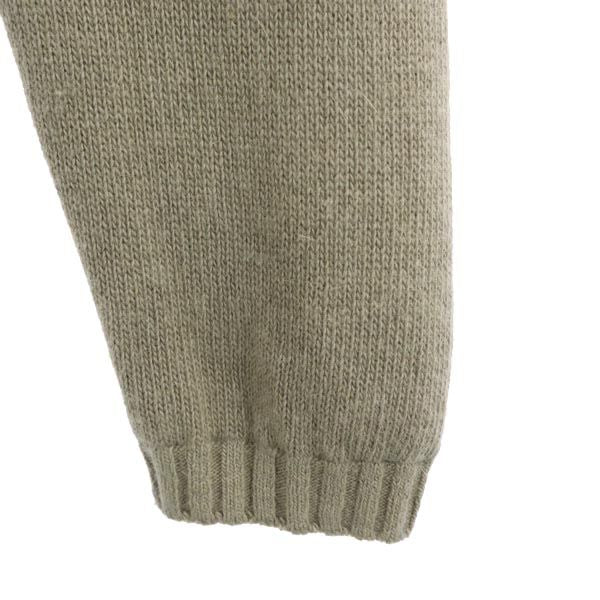 ARMANI JEANS アルマーニジーンズ イタリア製 アンゴラブレンド 長袖 セーター I40 グレージュ ニット レディース